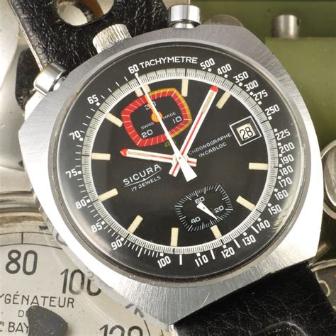 1974 Sicura Bullhead Chronograph .